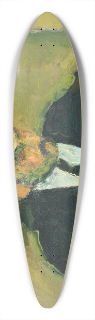 Harald Giersing - The Painter Ernst Goldschmidt 39.3 inch art pintail longboard deck