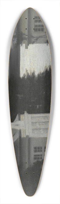 Harald Slott-Mller - The Eremitage Pavilions In The Royal Gardens At Fredensborg 39.3 inch art pintail longboard deck