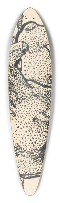 Harold Gilman - Two Horses 39.3 inch art pintail longboard deck