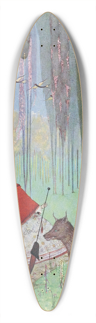 Harry Clarke - He asked her whither she was going 39.3 inch art pintail longboard deck