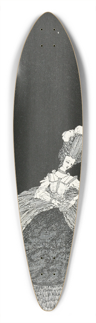Harry Clarke - The prince believed he had given her more wit than he had reserved for himself 39.3 inch art pintail longboard deck