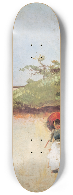 Charles Conder - All on a summers day 8.25 inch art skate deck
