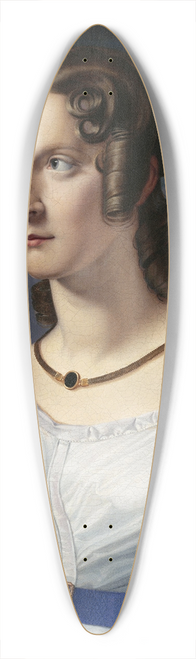 Heinrich Maria Von Hess - Portrait of a girl 39.3 inch art pintail longboard deck