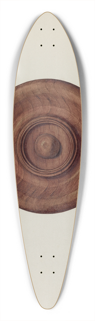 Helen Bronson - Tie-back 39.3 inch art pintail longboard deck
