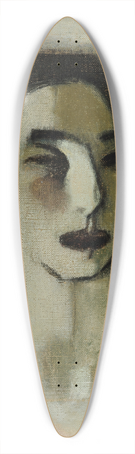 Helene Schjerfbeck - Forty Years Old 39.3 inch art pintail longboard deck