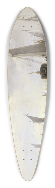 Hendrick de Meijer - Festive Reception of a Stateyacht 39.3 inch art pintail longboard deck