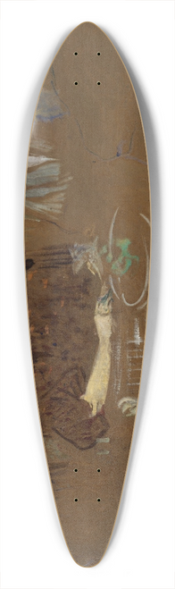 Henri de Toulouse-Lautrec - At the Table of Monsieur and Madame Natanson 39.3 inch art pintail longboard deck