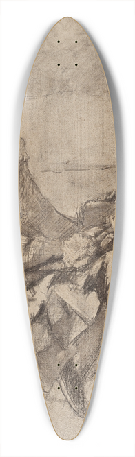 Henri de Toulouse-Lautrec - Mademoiselle Batrix Tapi de Cleyran 39.3 inch art pintail longboard deck