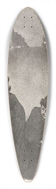 Henri-Gabriel Ibels - Ah, its true, my poor old man, you would be the first to whom I would have made to miss his bus. But Ill Miss My Bus My Customers Have Never Missed Their Bus 39.3 inch art pintail longboard deck