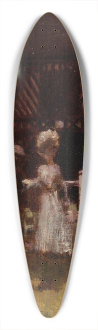 Henri Gervex - tude pour un tableau non identifi, montrant lhippodrome de Deauville) 39.3 inch art pintail longboard deck