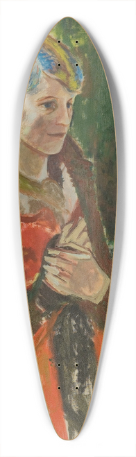Henrik Srensen - Portrettstudie 39.3 inch art pintail longboard deck