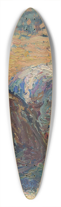 Henri Martin - tude pour La Moisson 39.3 inch art pintail longboard deck