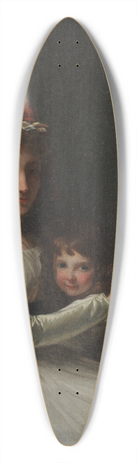 Henri-Pierre Danloux - Portrait of a Mother and Daughter 39.3 inch art pintail longboard deck