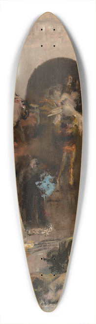 Henri Regnault - Scene From The Spanish Inquisition 39.3 inch art pintail longboard deck