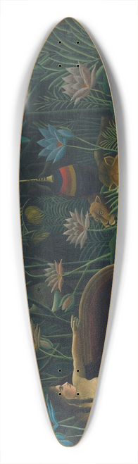 Henri Rousseau - The Dream 39.3 inch art pintail longboard deck