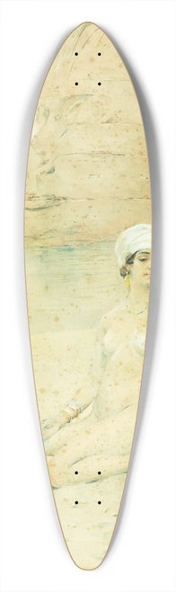 Henry Bacon - Spirit of the Sphinx 39.3 inch art pintail longboard deck
