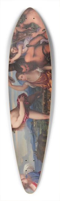 Henry Bone - Bacchus and Ariadne 39.3 inch art pintail longboard deck