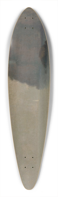 HenryBrokman - Petite cte de Sorrente (grise) 39.3 inch art pintail longboard deck