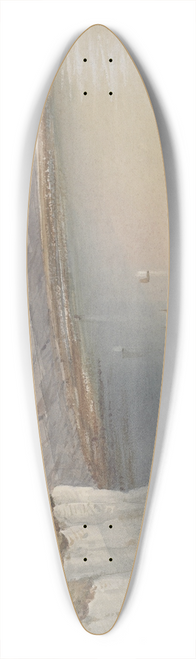Henry Carter - Speeton Cliffs, Filey, Yorkshire 39.3 inch art pintail longboard deck