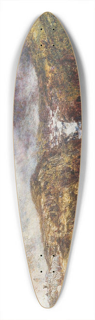 Henry Clarence Whaite - Scene near Bettws-y-coed 39.3 inch art pintail longboard deck