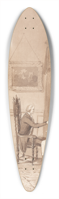 Henry Dawe - The Life of a Nobleman: Scene the Ninth  The Sick Room 39.3 inch art pintail longboard deck