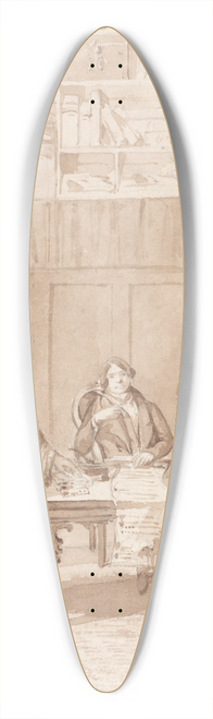 Henry Dawe - The Life of a Nobleman: Scene the Sixth  The Usurer 39.3 inch art pintail longboard deck