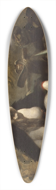 Henry Fuseli - The Night-Hag Visiting Lapland Witches 39.3 inch art pintail longboard deck