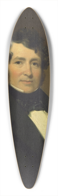 Henry Inman - George Pope Morris 39.3 inch art pintail longboard deck
