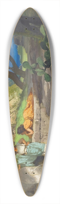 Henryk Siemiradzki - BY THE SPRING 39.3 inch art pintail longboard deck