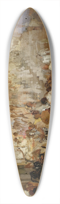 Henryk Siemiradzki - Candlesticks of Christianity, sketch 39.3 inch art pintail longboard deck