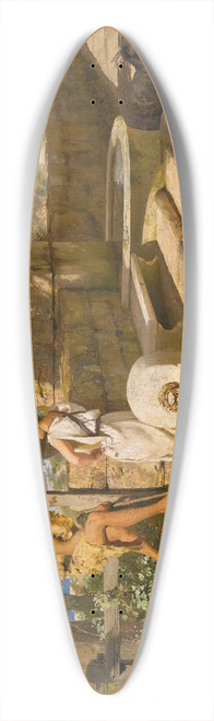 Henryk Siemiradzki - CONVERSATION BY THE SPRING 39.3 inch art pintail longboard deck