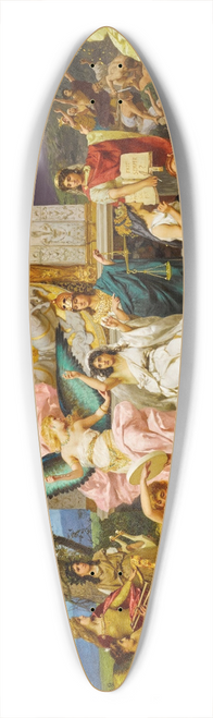 Henryk Siemiradzki - Parnassus 39.3 inch art pintail longboard deck