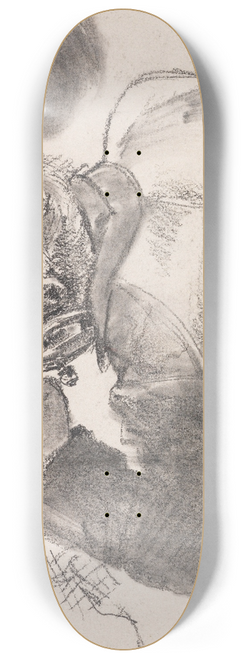 Adolph von Menzel - Studie eines biertrinkenden Mannes 8.25 inch art skate deck