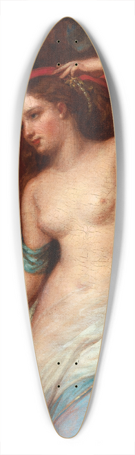 Henry Peters Gray - Undine 39.3 inch art pintail longboard deck