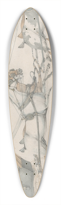 Henry Thomas Alken - A Gentleman driving a four-in-hand to a Mail Phaeton, accompanied by three grooms 39.3 inch art pintail longboard deck