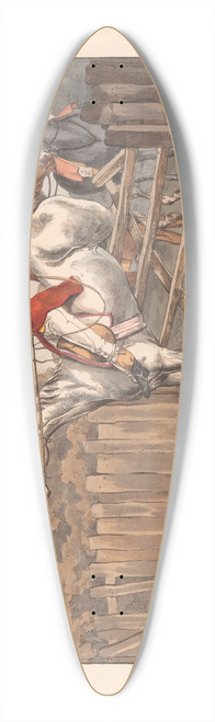 Henry Thomas Alken - [Hunting Discoveries]  Discover if you intend to do the thing well  39.3 inch art pintail longboard deck