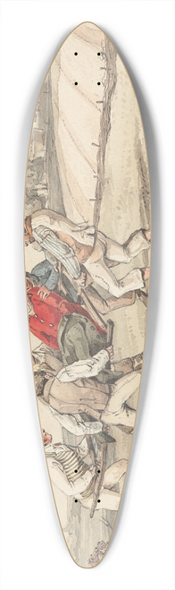 Henry Thomas Alken - Qualified Horses and Unqualified Riders; `Returning Home in Triumph. He Disdaind a Slothful Easey Life; so Took to Hunting 39.3 inch art pintail longboard deck