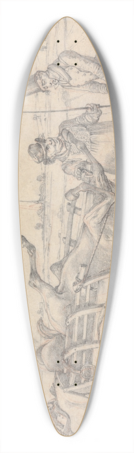 Henry Thomas Alken - Sporting Notions: All He Is Fit For Sir, Now is to Be Cut Up. I Have a Notion That He Cant Be Cut up More Than Myself 39.3 inch art pintail longboard deck
