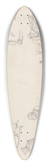 Henry Thomas Alken - Symptoms: of Promising a Vote, of Reminding an Elector, of a Bang up Drive in a Lunday, of Spoiling a Chicken, of Breaking a Hunter1822-1827 39.3 inch art pintail longboard deck