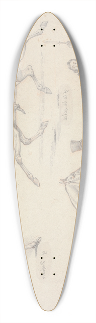 Henry Thomas Alken - Symptoms: of to be Sold, of Despair, of Who is There, of Sold and Had Him a Week 39.3 inch art pintail longboard deck