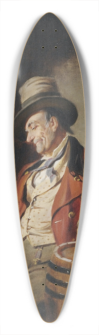 Hermann Kern - Weintrinker im Fasskeller 39.3 inch art pintail longboard deck