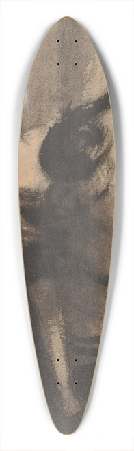 Hermann Lismann - Szene aus Victor Hugos Notre Dame 39.3 inch art pintail longboard deck