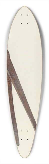 Herman O. Stroh - Pipe Wrench 39.3 inch art pintail longboard deck