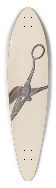 Herman O. Stroh - Wick Trimmer 39.3 inch art pintail longboard deck