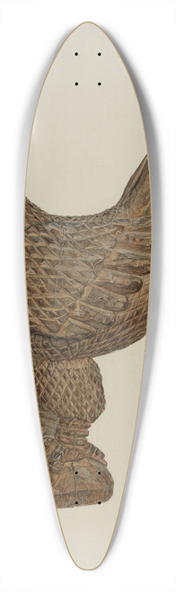 Hester Duany - Rooster 39.3 inch art pintail longboard deck