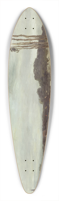 Homer Dodge Martin - On the Seine 39.3 inch art pintail longboard deck