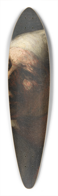Honor Daumier - Head of Pasquin 39.3 inch art pintail longboard deck