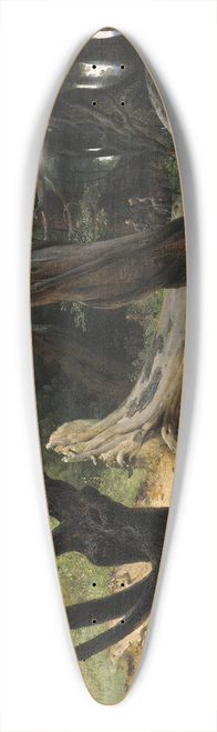Horace Vernet - Departure for the Hunt in the Pontine Marshes 39.3 inch art pintail longboard deck