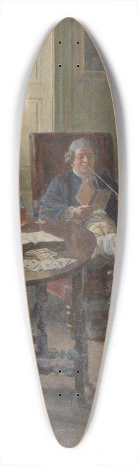 Howard Pyle - They read only upon occasion, when the weather darkened 39.3 inch art pintail longboard deck