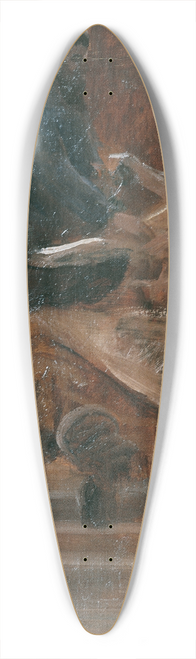 Hubert Landa - Auferweckung der Tochter des Jarus 39.3 inch art pintail longboard deck